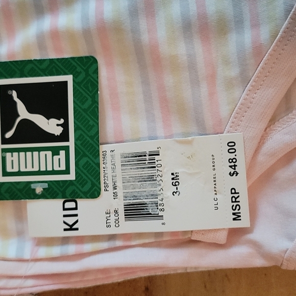 5 Pack Puma Bodysuits 3-6 months - Picture 7 of 8